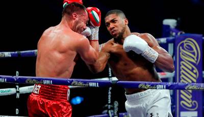 Joshua knocks Pulev out in the ninth