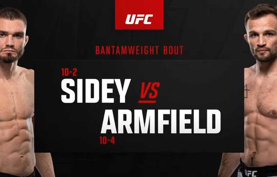 A quelle heure est l'UFC Fight Night 246 ce soir ? Sidey vs Armfield - Heures de début, horaires, carte de combat