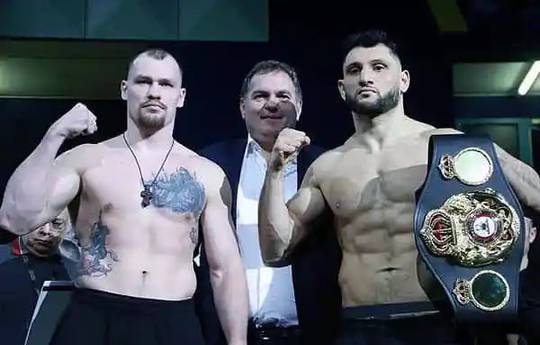 Gulamiryan and Egorov passed the weigh-in