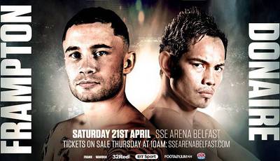 Frampton - Donaire. Live, where to watch online
