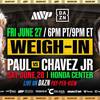How to watch the Jake Paul vs Julio César Chávez Jr. weigh in: Date, time, live stream