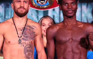 Lomachenko and Commie made weight