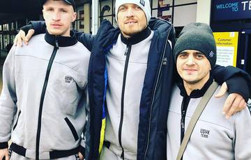Usyk arrives in Manchester for Bellew fight