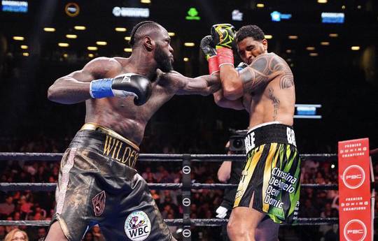 Wilder vs Breazeale in photos