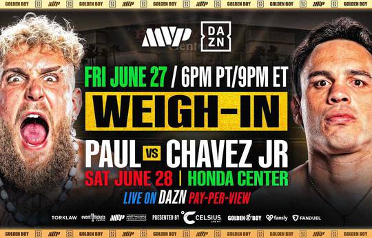 How to watch the Jake Paul vs Julio César Chávez Jr. weigh in: Date, time, live stream