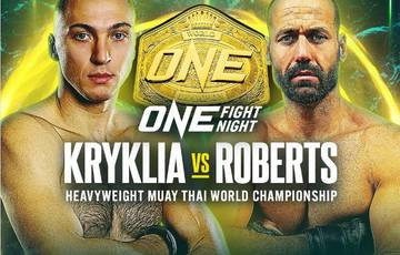 Oekraïner Kryklya vecht voor de titel ONE Muay Thai kampioen zwaargewicht