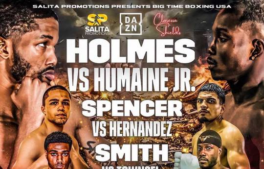 Ardreal Holmes vs Edwine Humaine Jr Undercard - Full Fight Card List, Schedule, Running Order