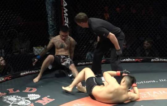 Двойной нокаут на турнире Shamrock FC (видео)