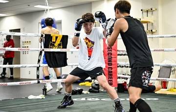 Inoue began training for a four-belt fight in December