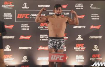Предварительное взвешивание UFC Fight Night 106: Белфорт – Гастелум (видео)