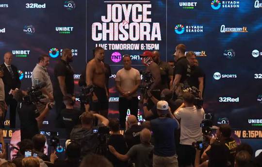 Résultats de la pesée entre Joe Joyce et Derek Chisora