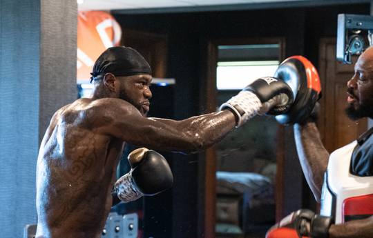 Wilder shows how he prepares for Fury