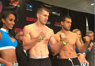 Gvozdyk and Amar make weight (video)