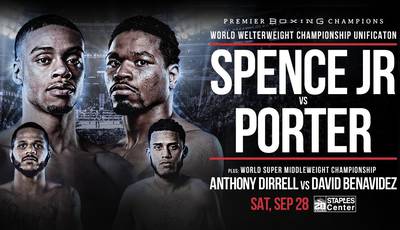 Spence vs Porter. Where to watch live