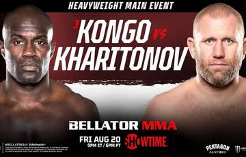 Bellator 265: Kongo "chokes" Kharitonov and other results