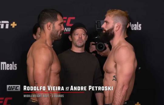 Quelle est l'heure de l'UFC Fight Night 251 ce soir ? Vieira vs Petroski - Heures de début, horaires, carte de combat