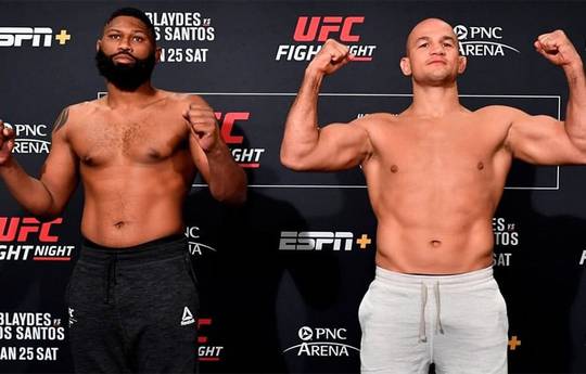 UFC Fight Night 166: результаты взвешивания