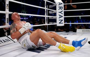 Referee Fesechko: "Dubois really hit Usyk with a low blow"
