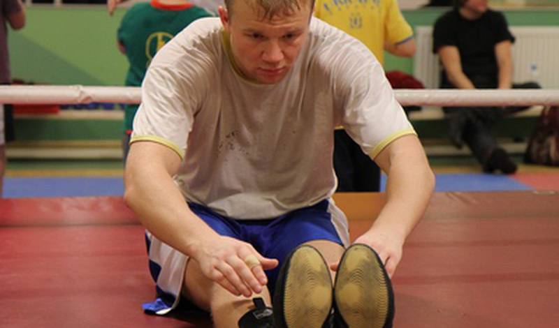 Дмитрий Кучер во время подготовки