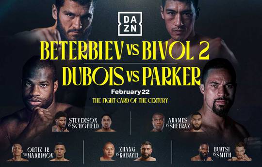 Artur Beterbiev vs Dmitry Bivol 2 Undercard - Volledige speelkaarten, schema, volgorde