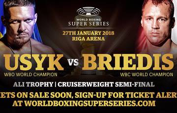 Usyk-Briedis semi-final confirmed for Riga January 27