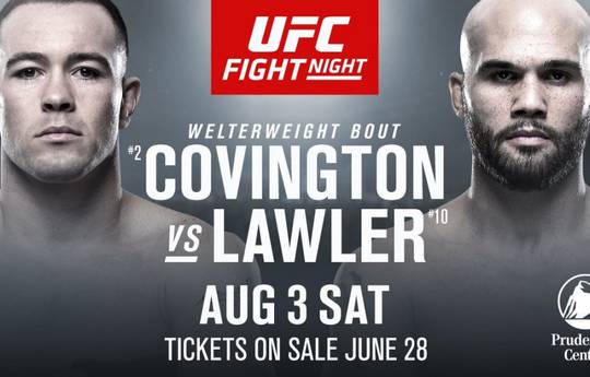 UFC on ESPN 5: Covington vs Lawler. Where to watch live