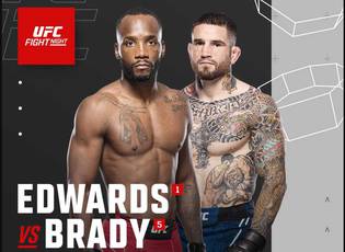 UFC Fight Night 255: Edwards vs Brady - Fecha, hora de inicio, Fight Card, Ubicación