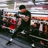 Davis at the open training session before Gamboa fight 20