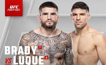 Luque und Brady sind die Hauptdarsteller der UFC Fight Night am 30. März