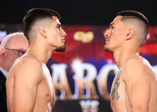 What time is the Alan Garcia vs Tomas Ornelas fight tonight? Start time, ring walks, running order