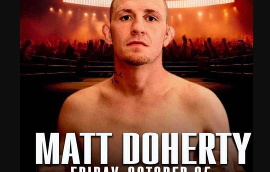 Matthew Doherty vs Eric Palmer - Fecha, hora de inicio, Fight Card, Lugar