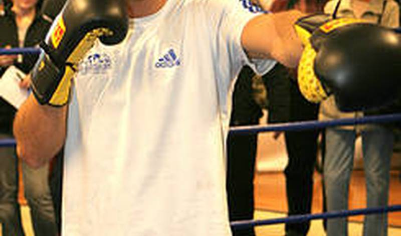 Феликс Штурм во время открытой тренировки