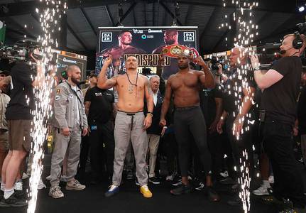 Usyk et Dubois se sont pesés pour le combat pour le titre de champion incontesté (vidéo)