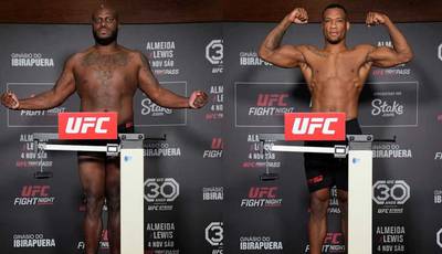UFC Fight Night 231. Two fights canceled and other weigh-in results