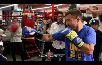 Lomachenko held media training before the fight with Rigondeaux