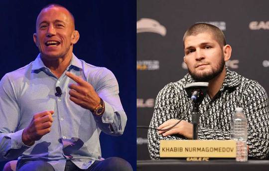 Khabib responded to St. Pierre saying he could have beaten him