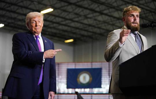 Trump fully supports Jake Paul in politics