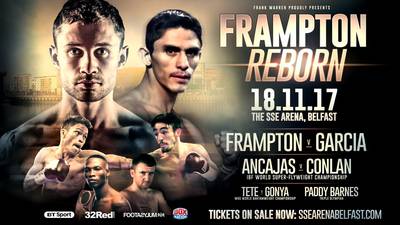 Frampton vs Garcia. Where to watch online