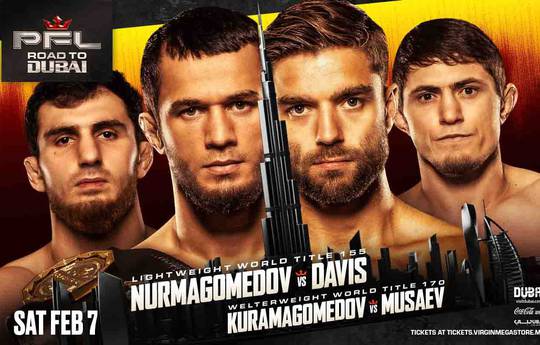 Результати турніру PFL Dubai