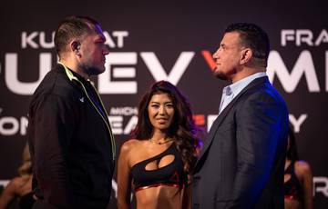 Pulev and Mir meet before Saturday's duel