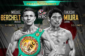 Miguel Berchelt agrees June WBC title defense against Takashi Miura