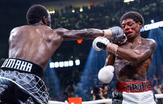 Incredible photos of Crawford's devastating victory over Spence