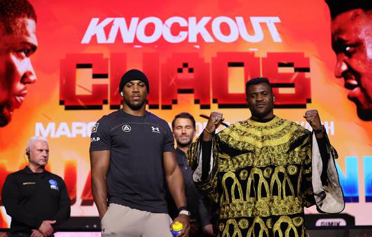 Joshua-Ngannou: where to watch when the main fight starts