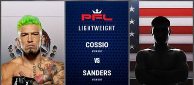 PFL 7: Cossio vs Sanders - Datum, aanvangstijd, vechtkaart, locatie