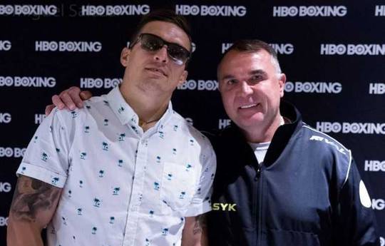 El manager de Usyk "agredió" a un periodista