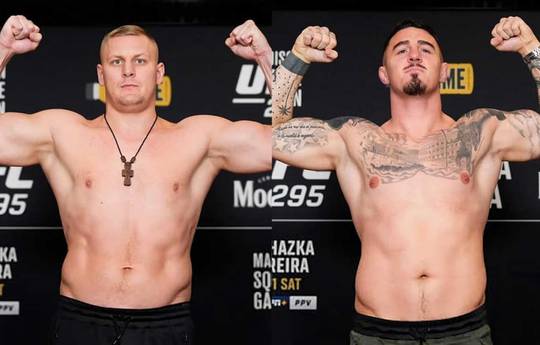 UFC 295: Resultados del pesaje