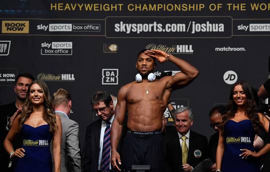 У бою з Полом у Джошуа буде ваговий ліміт