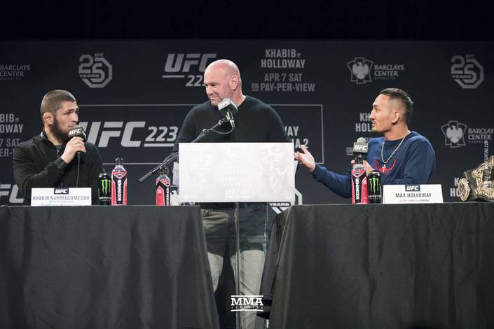 Пресс-конференция к турниру UFC 223 в фотографиях