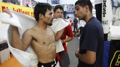 Khan sprak opnieuw zijn verlangen uit om tegen Pacquiao te vechten