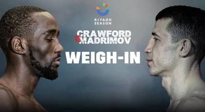 Resultados del pesaje de Terence Crawford contra Israil Madrimov